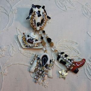 Vintage Lunch at the ritz earings